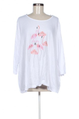 Γυναικεία μπλούζα Unbranded, Μέγεθος 4XL, Χρώμα Λευκό, Τιμή 13,99 €