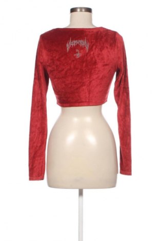 Дамска блуза Viervier Exclusive x About You, Размер S, Цвят Червен, Цена 34,00 лв.