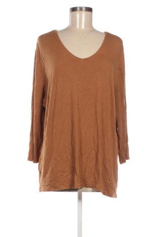 Дамска блуза Vincita, Размер XXL, Цвят Кафяв, Цена 9,99 лв.