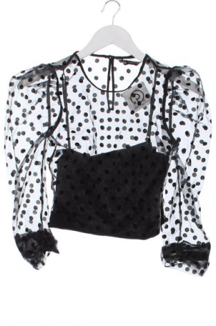 Дамска блуза Zara, Размер XS, Цвят Черен, Цена 27,00 лв.