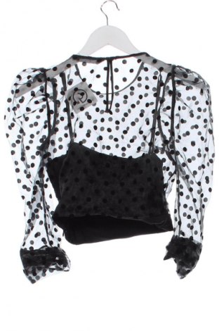 Дамска блуза Zara, Размер XS, Цвят Черен, Цена 27,00 лв.