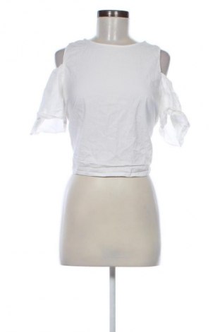 Γυναικεία μπλούζα Zara, Μέγεθος L, Χρώμα Λευκό, Τιμή 10,30 €