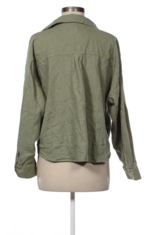 Дамска блуза Zara, Размер L, Цвят Зелен, Цена 26,98 лв.