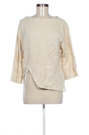 Дамска блуза Zara, Размер M, Цвят Бежов, Цена 15,99 лв.