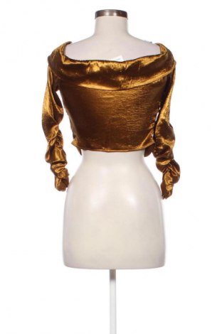 Bluzka damska Zara, Rozmiar S, Kolor Złocisty, Cena 22,99 zł