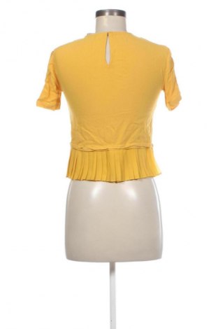 Дамска блуза Zara, Размер XS, Цвят Жълт, Цена 17,99 лв.