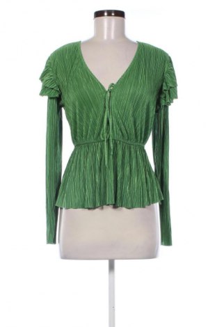 Дамска блуза Zara, Размер S, Цвят Зелен, Цена 27,00 лв.