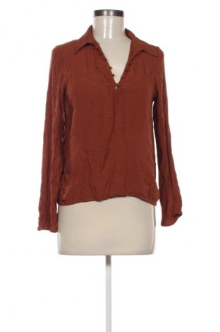 Дамска блуза Zara, Размер S, Цвят Кафяв, Цена 17,99 лв.