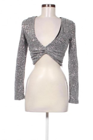 Bluzka damska Zara, Rozmiar S, Kolor Srebrzysty, Cena 168,16 zł