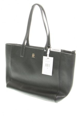 Дамска чанта Tommy Hilfiger, Цвят Черен, Цена 254,99 лв.