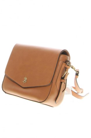 Дамска чанта U.S. Polo Assn., Цвят Бежов, Цена 68,43 лв.