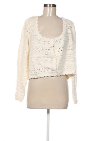 Damski kardigan H&M, Rozmiar XXL, Kolor ecru, Cena 20,99 zł