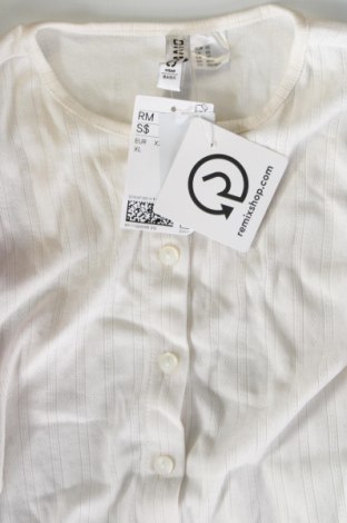 Damski kardigan H&M Divided, Rozmiar XS, Kolor Biały, Cena 51,99 zł