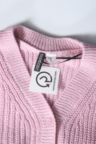 Дамска жилетка H&M Divided, Размер XXS, Цвят Розов, Цена 20,99 лв.