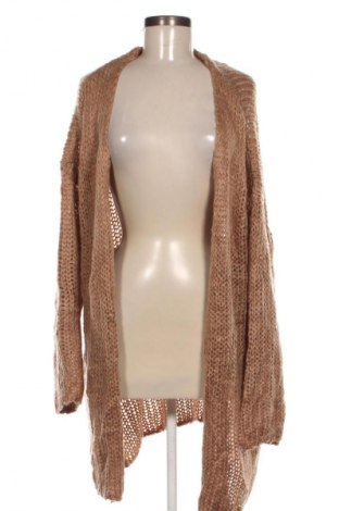 Damski kardigan Mia Moda, Rozmiar XXL, Kolor Brązowy, Cena 68,99 zł