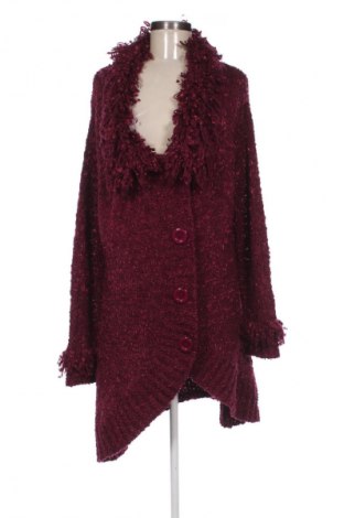 Dámsky kardigán Roz & Ali, Velikost XXL, Barva Červená, Cena  239,00 Kč