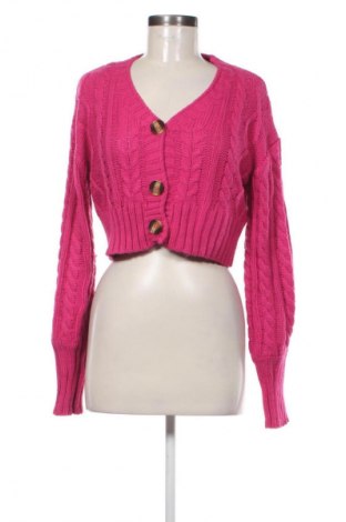 Damski kardigan SHEIN, Rozmiar L, Kolor Różowy, Cena 30,99 zł