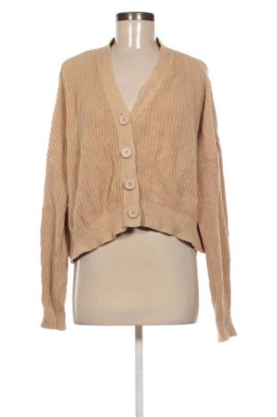 Дамска жилетка Stradivarius, Размер S, Цвят Бежов, Цена 29,15 лв.