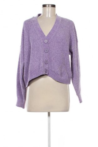Damski kardigan Stradivarius, Rozmiar S, Kolor Fioletowy, Cena 43,99 zł