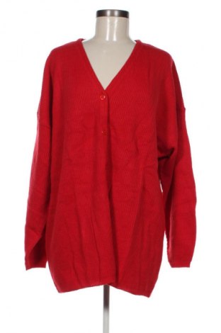 Γυναικεία ζακέτα Unbranded, Μέγεθος XXL, Χρώμα Κόκκινο, Τιμή 15,99 €