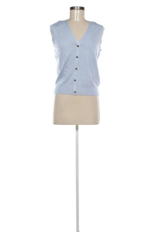 Дамска жилетка Vivance, Размер S, Цвят Син, Цена 46,99 лв.