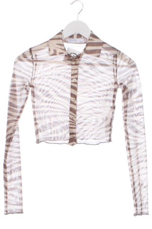 Дамска риза Bershka, Размер XS, Цвят Многоцветен, Цена 16,99 лв.