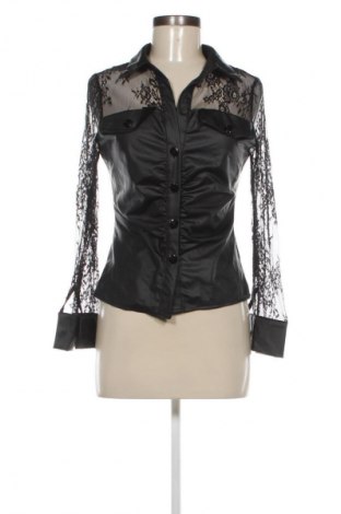 Дамска риза ChicMe, Размер S, Цвят Черен, Цена 6,99 лв.