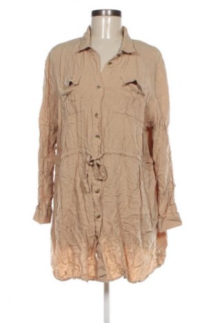 Γυναικείο πουκάμισο George, Μέγεθος XXL, Χρώμα  Μπέζ, Τιμή 12,99 €