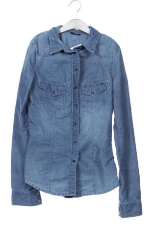 Damenbluse Guess, Größe XS, Farbe Blau, Preis 26,79 €