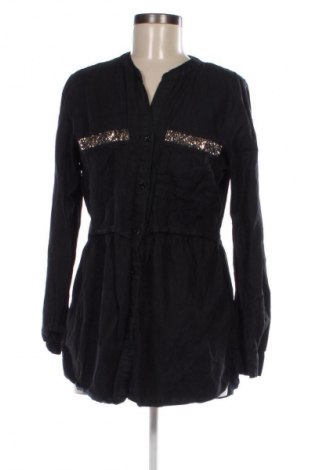 Γυναικείο πουκάμισο Janina, Μέγεθος M, Χρώμα Μαύρο, Τιμή 2,99 €