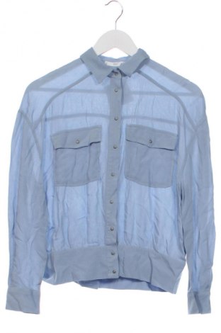 Дамска риза Mango, Размер XS, Цвят Син, Цена 13,99 лв.