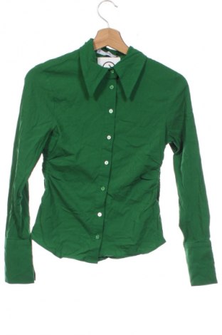 Γυναικείο πουκάμισο Mango, Μέγεθος XS, Χρώμα Πράσινο, Τιμή 11,99 €