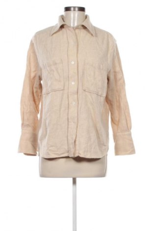 Damska koszula Massimo Dutti, Rozmiar M, Kolor Beżowy, Cena 129,99 zł