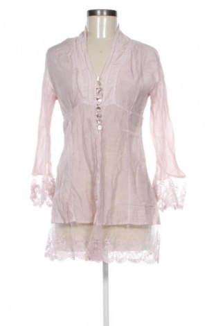 Дамска риза Pin Up, Размер M, Цвят Розов, Цена 25,42 лв.