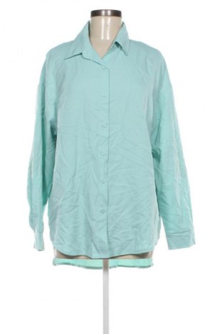 Дамска риза SHEIN, Размер M, Цвят Син, Цена 14,99 лв.