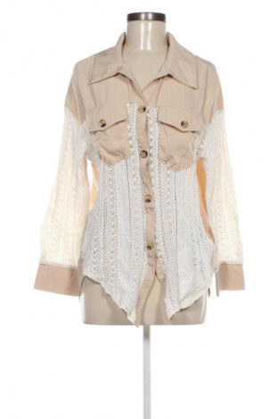 Dámska košeľa  SHEIN, Veľkosť M, Farba Béžová, Cena  6,95 €