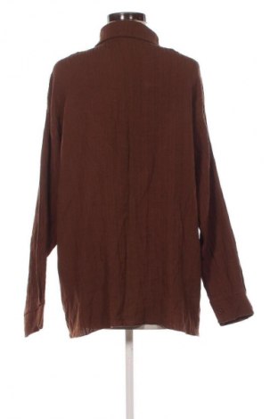 Дамска риза SHEIN, Размер M, Цвят Кафяв, Цена 4,99 лв.