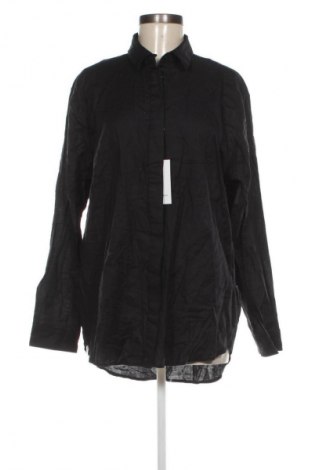 Дамска риза Samsoe & Samsoe, Размер L, Цвят Черен, Цена 85,99 лв.