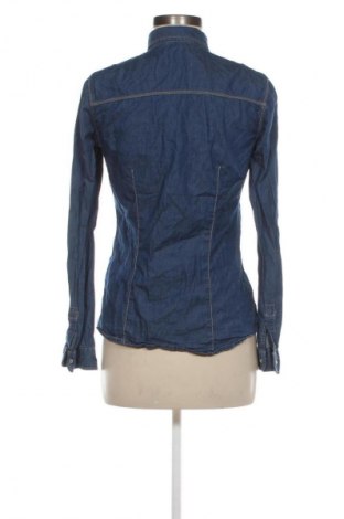 Дамска риза Stradivarius, Размер M, Цвят Син, Цена 25,00 лв.