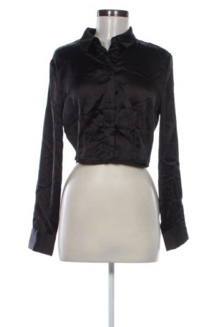 Γυναικείο πουκάμισο Stradivarius, Μέγεθος M, Χρώμα Μαύρο, Τιμή 2,99 €