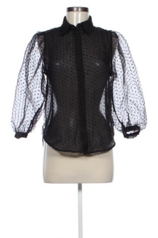 Дамска риза Stradivarius, Размер S, Цвят Черен, Цена 25,00 лв.