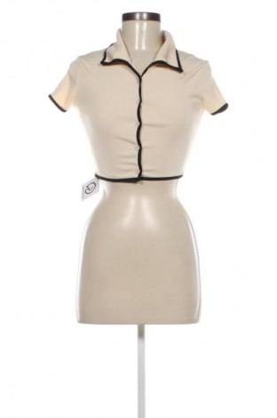 Дамска риза Unbranded, Размер M, Цвят Бежов, Цена 25,42 лв.