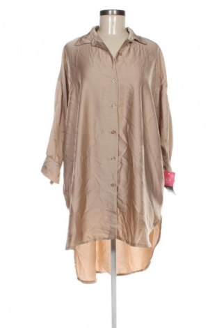 Γυναικείο πουκάμισο Unbranded, Μέγεθος 3XL, Χρώμα Χρυσαφί, Τιμή 16,99 €