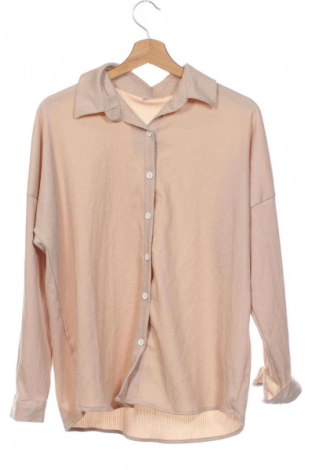 Дамска риза Unbranded, Размер XS, Цвят Бежов, Цена 14,99 лв.
