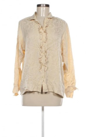 Дамска риза Unbranded, Размер M, Цвят Бежов, Цена 11,99 лв.