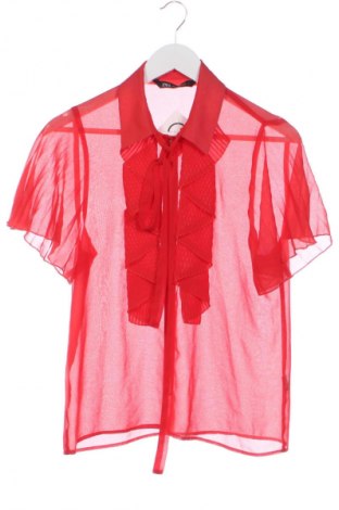 Γυναικείο πουκάμισο Zara, Μέγεθος XS, Χρώμα Κόκκινο, Τιμή 11,99 €