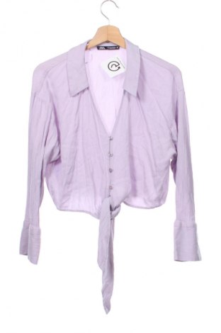 Dámská košile  Zara, Velikost XS, Barva Fialová, Cena  342,00 Kč