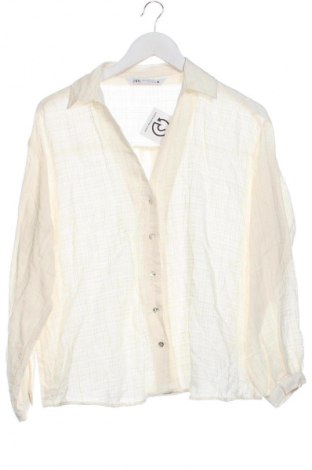 Дамска риза Zara, Размер XS, Цвят Бежов, Цена 20,99 лв.