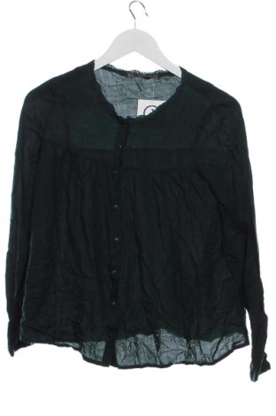 Γυναικείο πουκάμισο Zara, Μέγεθος XS, Χρώμα Πράσινο, Τιμή 11,99 €