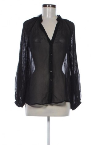 Дамска риза Zara, Размер M, Цвят Черен, Цена 20,99 лв.